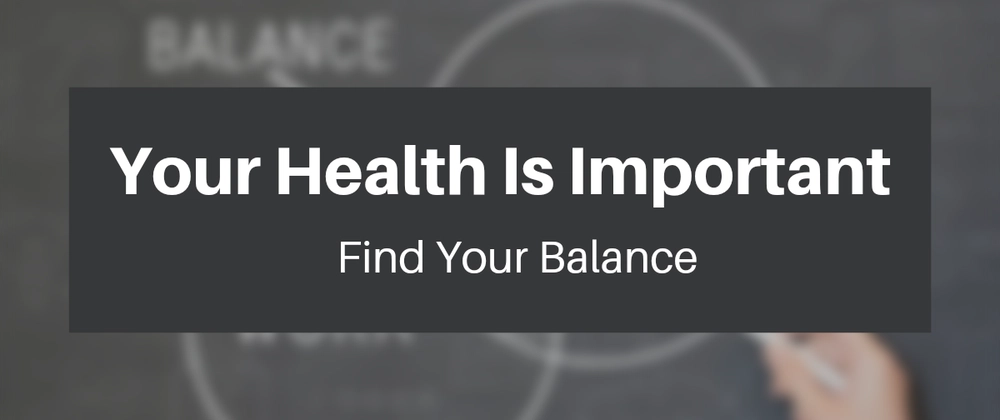 The Importance of Balance