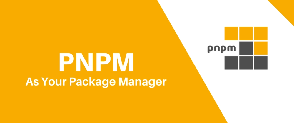 PNPM As Your Package Manager