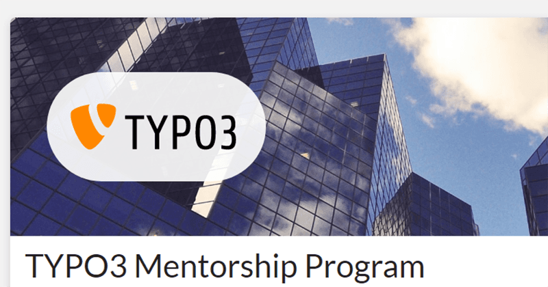 TYPO3 Mentorship Program