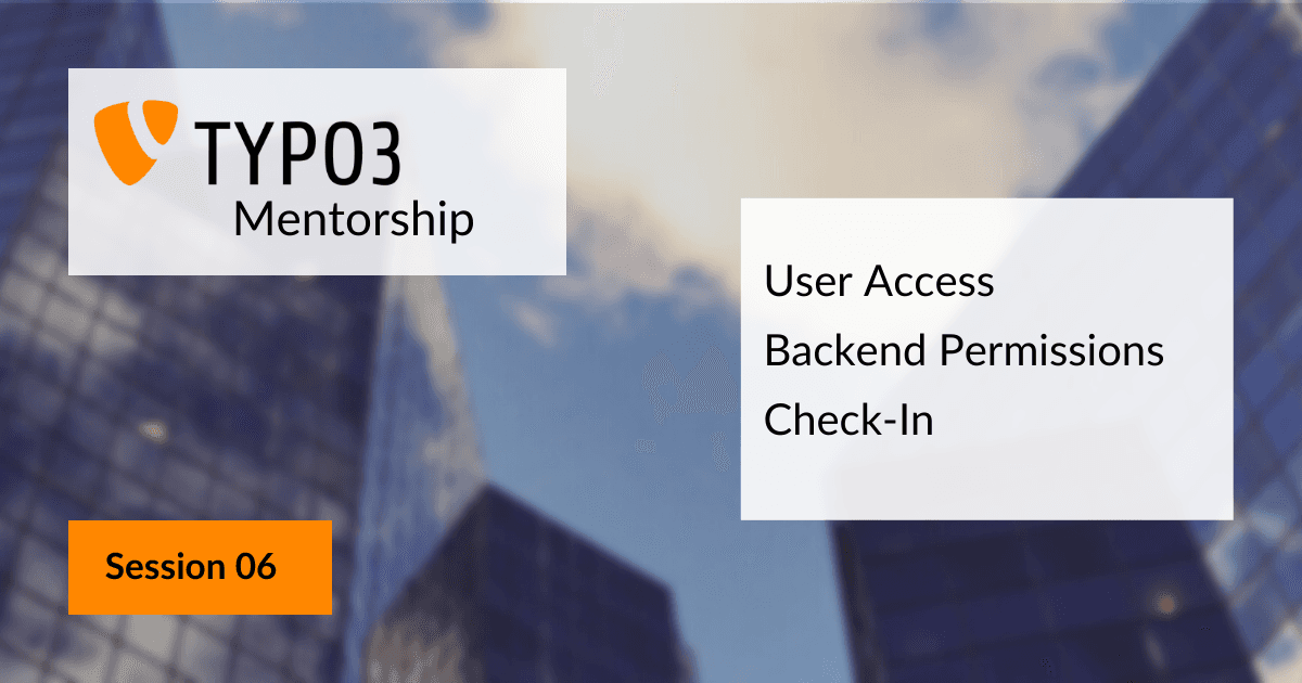 Session Six: User Access